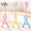 Puppy Teething Toys A-Letter Dog Chew Toy with Braided Rope, Tug of War Pet Boredom Energy Release Toy, Teeth Cleaning for Small Medium Breed Dogs Gum