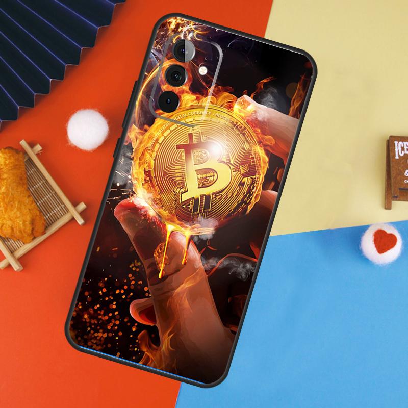 Bitcoin Case For Samsung Galaxy A52 A32 A12 A53 A33 A23 A13 A54 A34 A14 A51 A15 A25 A35 A55 Cover
