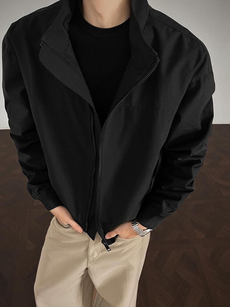 Veste de travail américaine Coach pour homme: Marque Tendance Automne, Style High Street, Top Sport à Col Montant