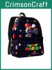 Super Mario Cartoon Backpack With Waterproof Material For School And Daily Use