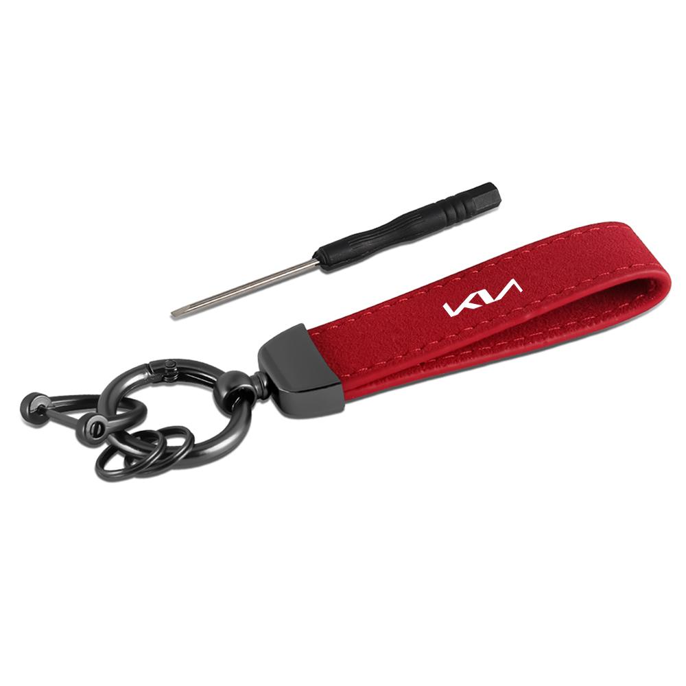 2026 Het Bilklistermärke 1st Mocka Nyckelring Hästskospänne Nyckelring Bilnyckelringar För KIA KN EV6 Stinger RIO Sorento Picanto Ceed