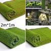 Grass Mat Artificial Moss Home Lawn Patio Fake Green Shop Wall Wedding 100*200cm 1pc 39.37*78.74inch Decoration