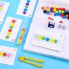 Toddler Logic & Concentration Puzzle: Clamping Beads & Balls Early Education Toy