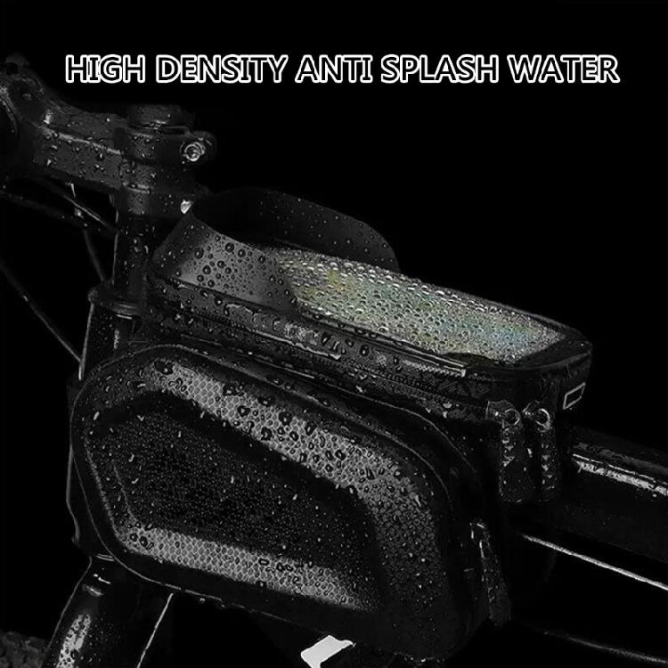 Bicycles Large Capacity Top Tube Bag Reflective Saddles Bag Head Bag Bicycles Front Beam Bag Watertight Phone Hard Case