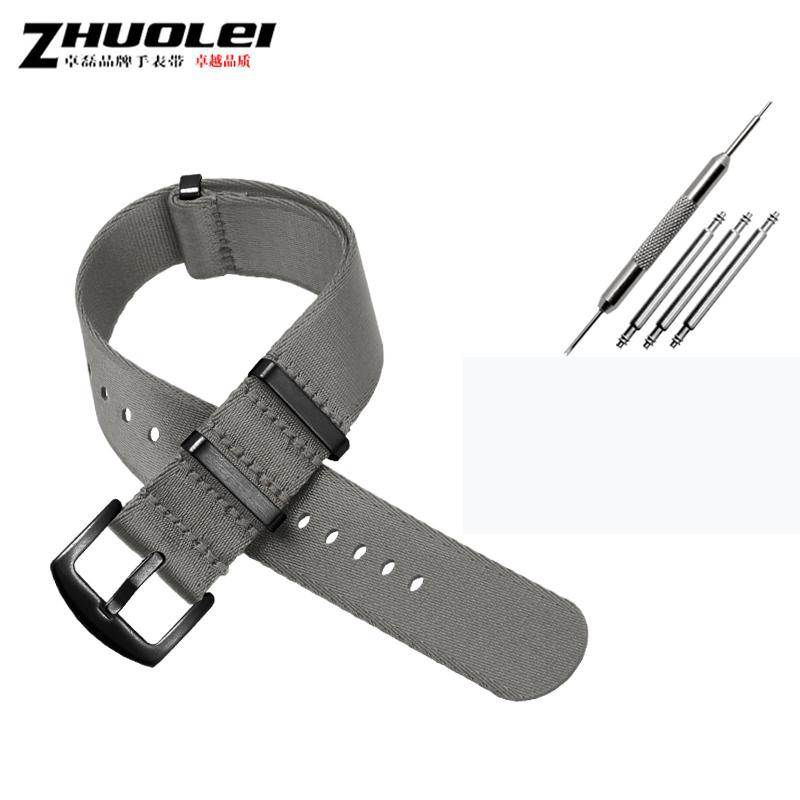 Hochwertiges Nylon-Uhrenarmband für Omega Seamaster Speedmaster Rox Mido Seiko Armband 20mm 22mm