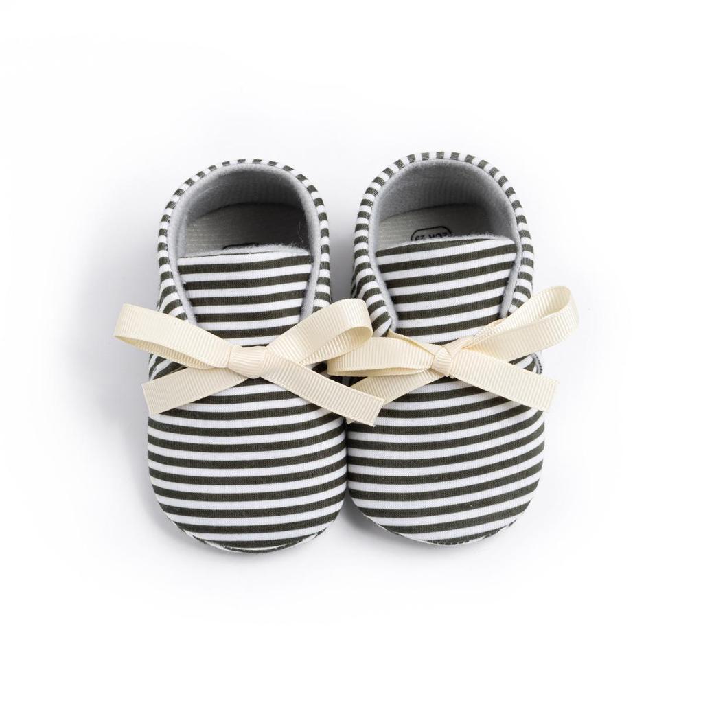 New Striped Moccasins: Non-Slip Casual Shoes for 0-1 Year Olds