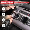 4PCS Black AC Volume Knob Cover For Land Rover range rover sport 2014-17