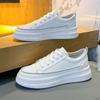 New Style Casual Sports Shoes Lace -Up Midsole Shoes Comfortable Soft Bottom Low Cut Soft Bottom Ladies White Shoes Shoes