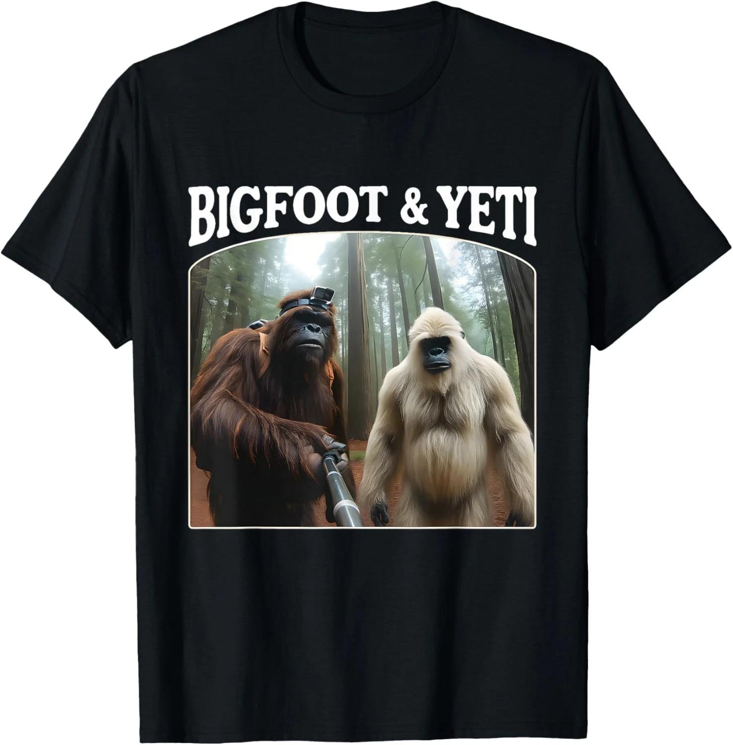 Bigfoot & Yeti Funny Sasquatch Bigfoot Vlogs for Hikers T-Shirt unisex T-Shirt 3XL