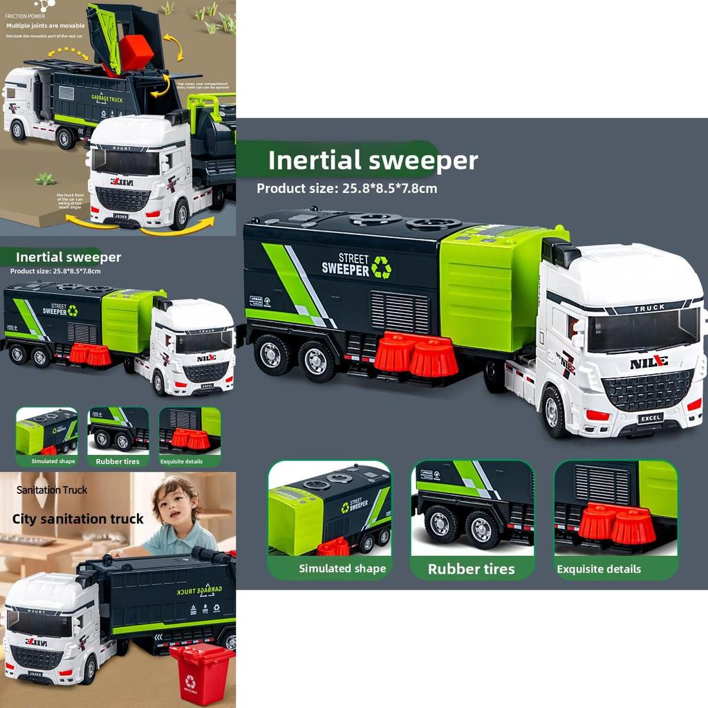 Engineering Vehicle Model With Inertia Drive For Boys Playroom And Collectors