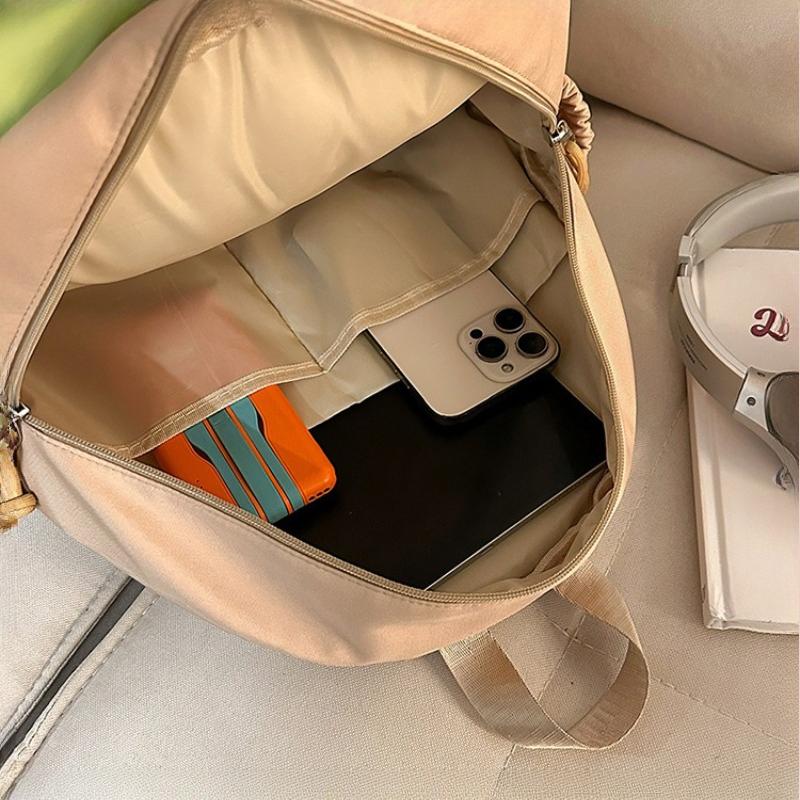 New Soft Cute Creative Cartoon Hamburger School Bags Fluffy Plush High Value Children's Small Backpack Lovely Teenager Girl Book Bags with Toy Pendant