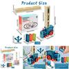 Multicolored Domino Train Set With Sound For Kids Educational Building Toys