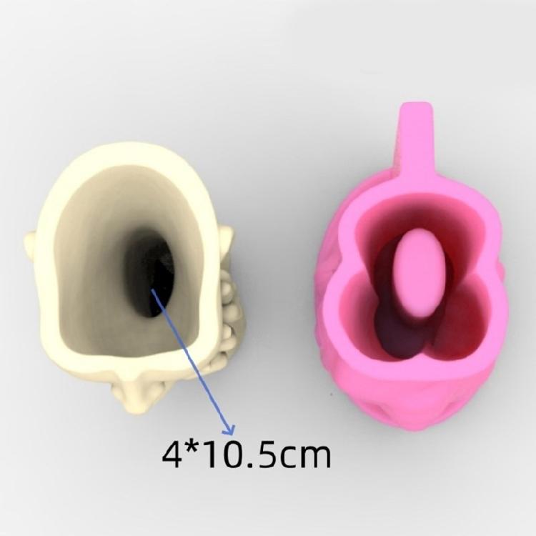 Abstract Face Silicone Mold Desktop Ornament Succulent Planter Flowerpot Mold
