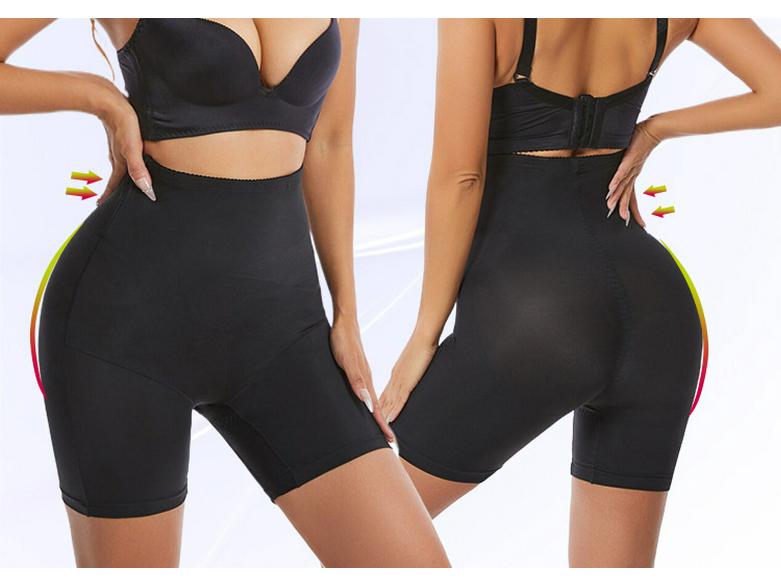 High-Waisted Tummy Control Seamless Pants with Anti-Slip Waistband & Steel Boning - Plus Size Body Shaping & Leg Slimming for Women