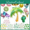 Ins Aluminum Foil Balloon Decoration For Wedding And Party Hawaiian Pineapple Flamingo Design
