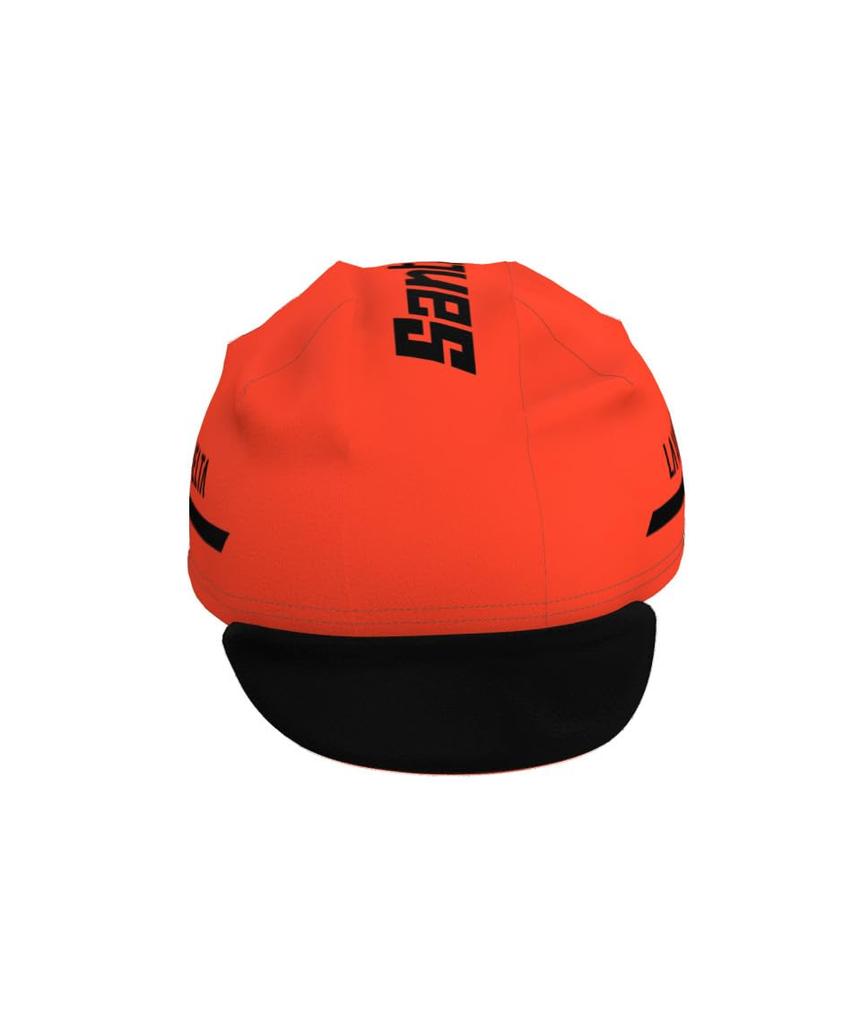 Santini LA VUELTA Cycling Cap RE460COT25LVLDER Red Jersey Cycling Cap