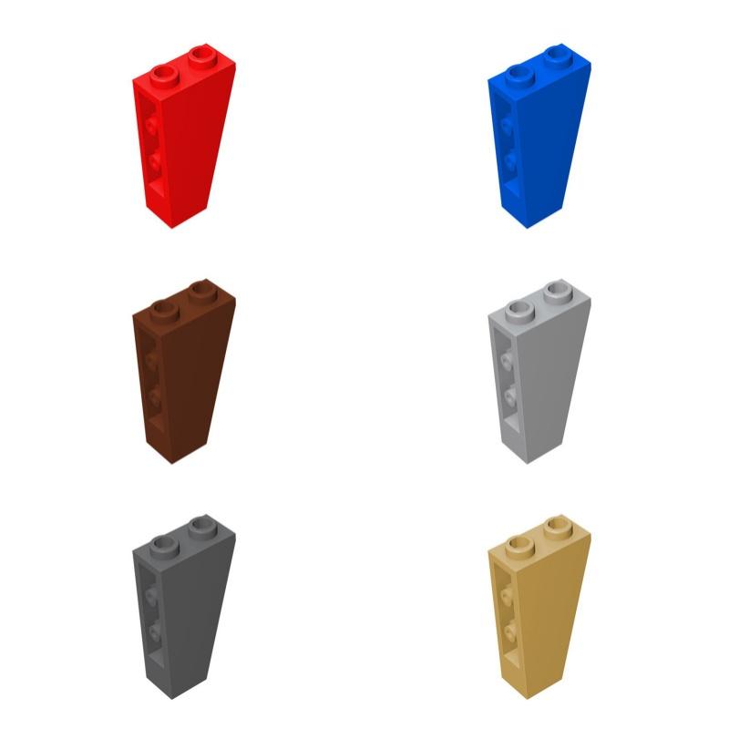 

50Pcs Lot 2449 Slope Inverted 2x1x3 Bricks Slope Face Reverse Toys For Technical Buildings Blocks Gift Compatible DIY MOC Assemb