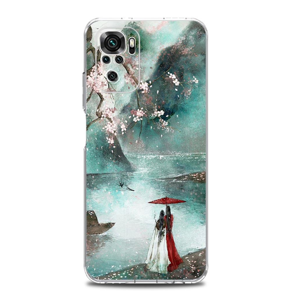 

Чехол для телефона для Xiaomi Redmi Note 13 12 5G 9S 9 8 10 11 Pro Plus 4G 9T 13C 12C10C 9C 9A 7 Чехол Благословение Небесного Чиновника Чэн Redmi Note 13 Pro 5G