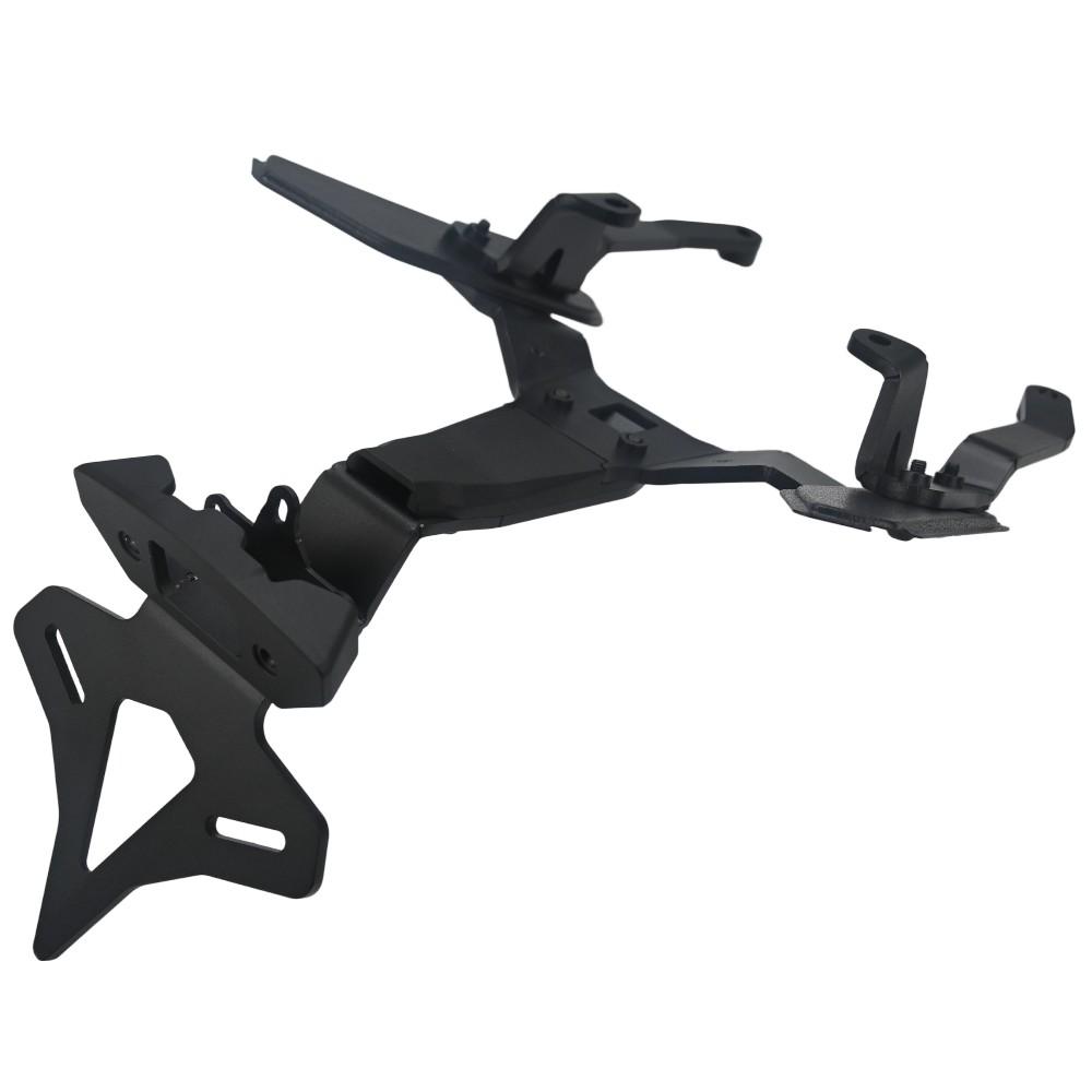 For DUCATI Diavel 1260 2019-2022 Motorcycle Rear Short Tail Stock License Plate Holder Tailstock Bracket LED Light