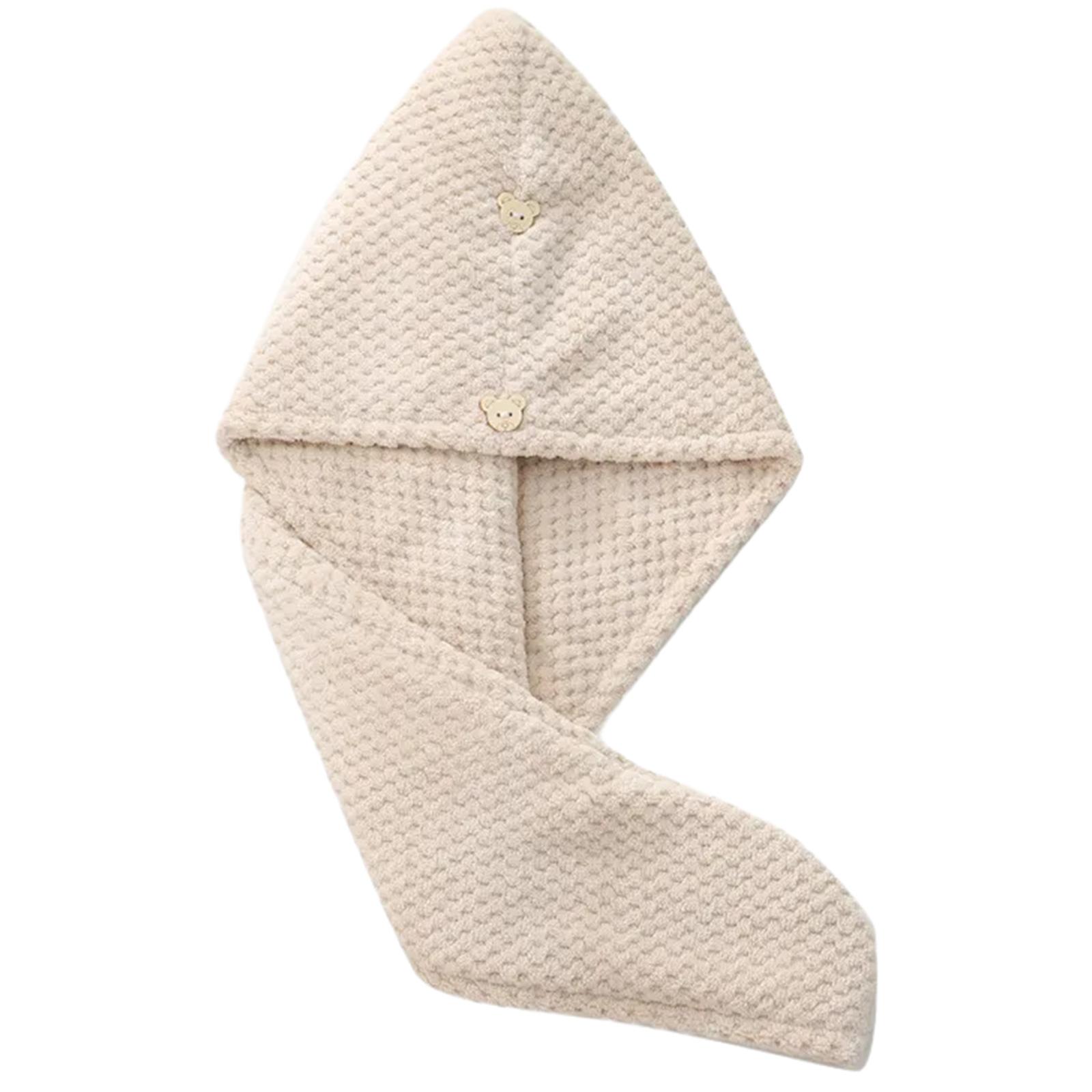 

Полотенце для волос Микрофибра Полотенце-тюрбан для волос Набор для женщин Быстросохнущее и против пушистости Полотенце для плоппинга волос 5