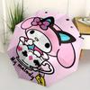 My Melody, Drink Me Automatic Opening and Closing Parasol Compact Travel Umbrella with 8 Ribs for Women and Men Ideal Birthday/Christmas Gif