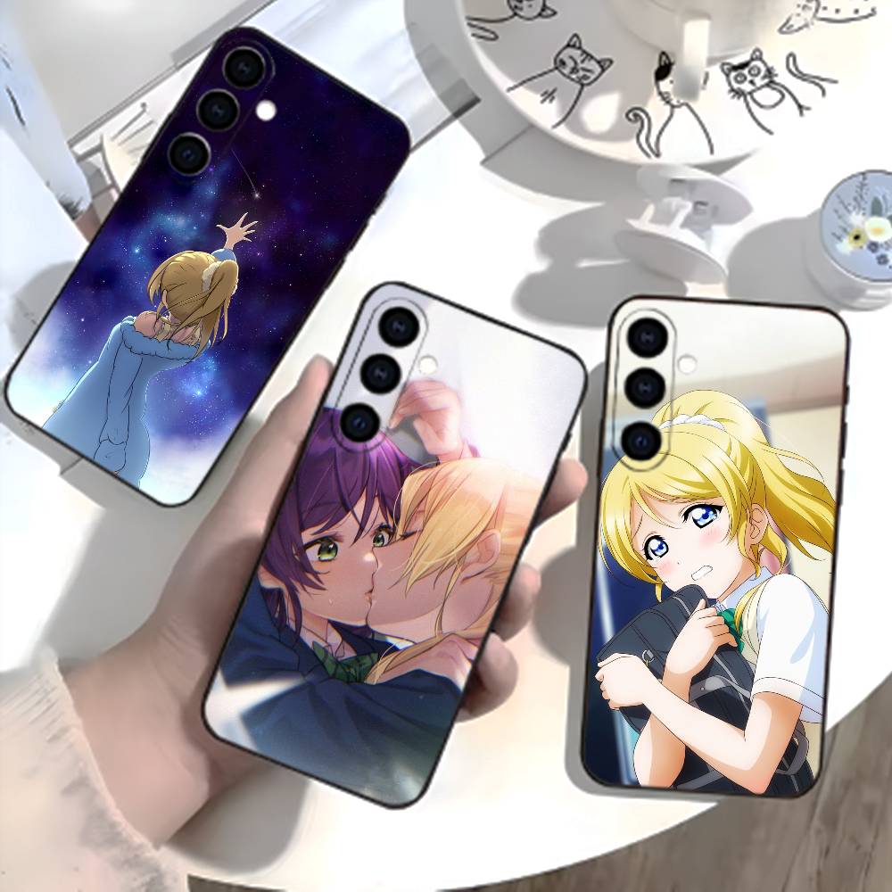 Love Live Asaka Karin Phone Case For Samsung Galaxy A73,A21s,A22,A31,A52,A53,A71,A41Soft Black Shell