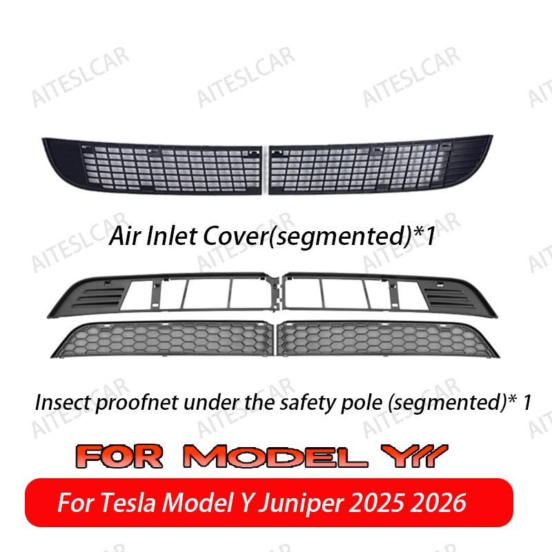 Air Inlet Protective Cover For Tesla Model Y / Y L 2026 Juniper Anti-insect Anti-fouling Front Air-Conditioning Insect-proof Net