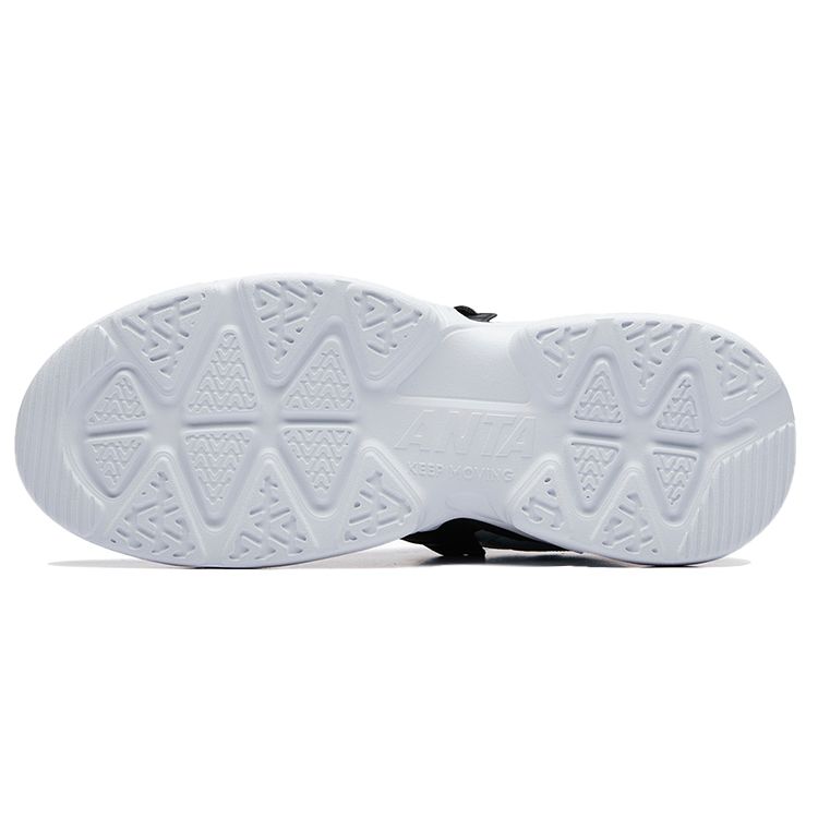 Anta Lifestyle Series Low-Top Dad Shoes Men Sneakers Gray Black White 91938863-3