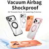 For iPhone 17 Pro Max Case Compatible with MagSafe Rotating Kickstand Clear Acrylic TPU Shockproof Phone Cover