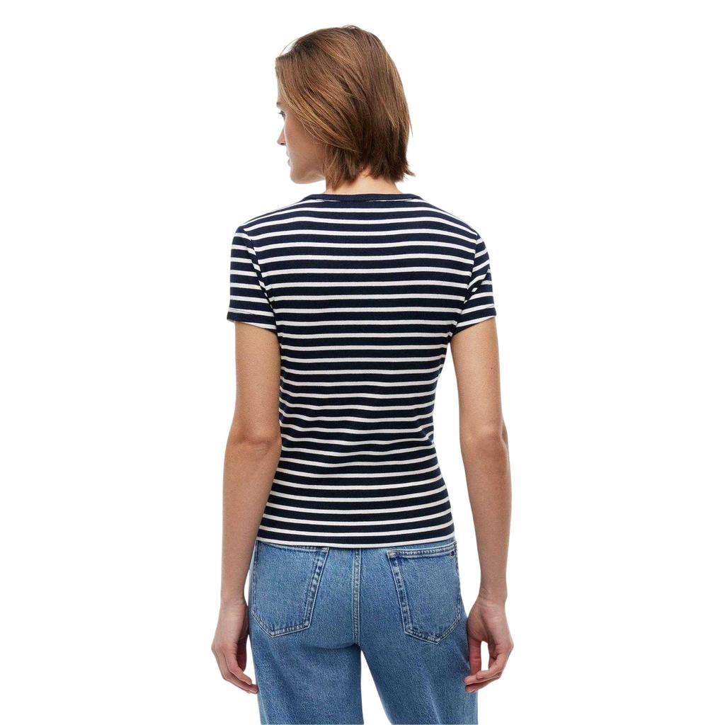 Tommy Jeans Womens/Ladies Striped T-Shirt