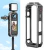 Protective Case Aluminum Housing Frame For 360 X5 Camera Sandblasted Finish Lightweighted