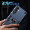 For Samsung Galaxy A17 5G/A17 4G Case PC + TPU Drop Defend Phone Cover with Ring Kickstand