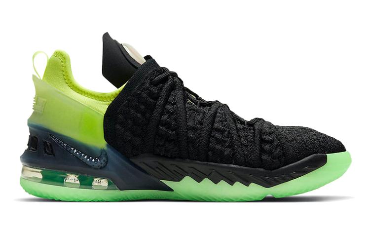 Nike LeBron 18 Black Crimson Volt GS CW2760-009
