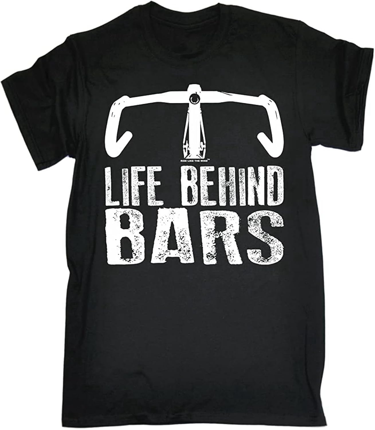 Life Behind Bars Top Sweatshirt Short Sleeve Black L чёрный