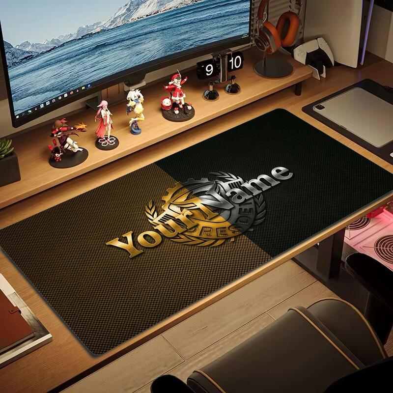 Dynamo Dresden Custom Name Large Size Mouse Pad Large Gaming Table Cushion Non-slip Laptop Tablet Big Mousepad XXL Mat Mini PC Playmat With Lock Edge