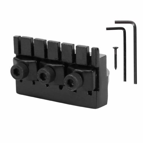 Alomejor Professional Headless Guitar Locking Nut 6-String Adapter Zinc Alloy