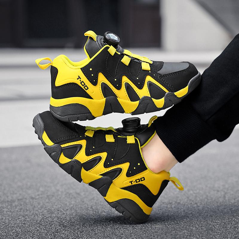 28-40 Children's Plus Size Simple and Stylish Rotating Buckle Outdoor Sports Shoes Casual Shoes Running Shoes