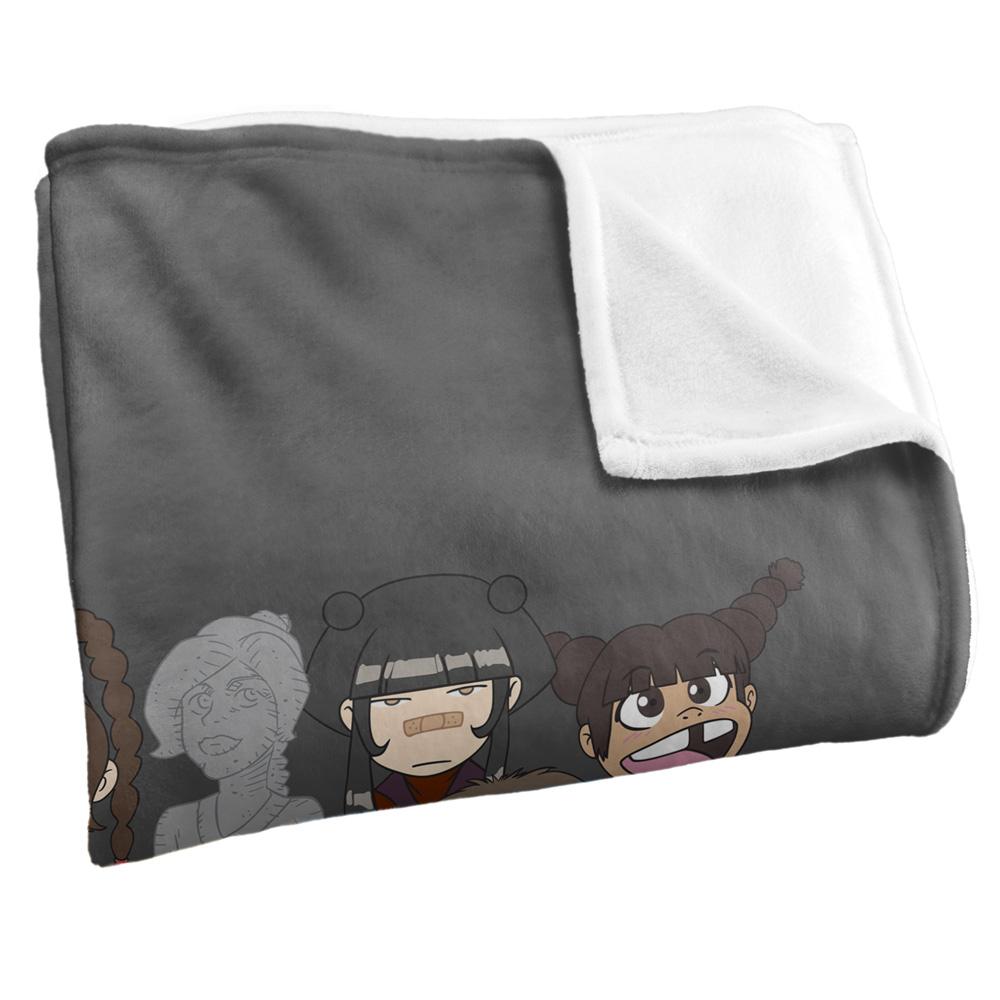 Avatar: The Last Airbender Silky Chibi Group Supersoft Blanket