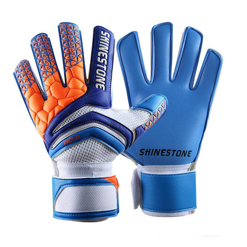 Men Professional Soccer Goalkeeper Gloves Finger Protection Goal Thickened Latex Football Gloves for futbol futebol Goalkeeper