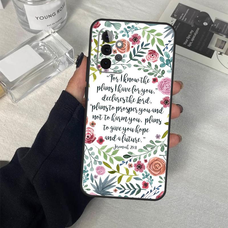 Bible Verse Jesus Christ Christian Case For Samsung Galaxy A53 A33 A23 A13 A14 A24 A34 A54 A52 A32 A22 A12 A51 A71 A21S Cover