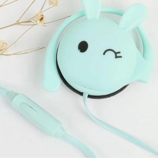 Buy Wired Earphone Lovely Rabbit ABS Universal Headphone with ...