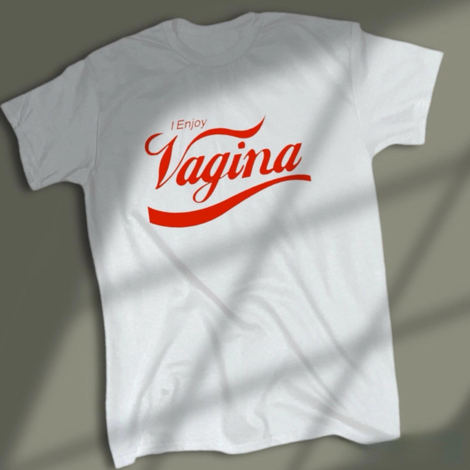 I Enjoy Vagina Men s Funny T-Shirt - Cotton - Gift - Offensive - Parody - Joke 2XL
