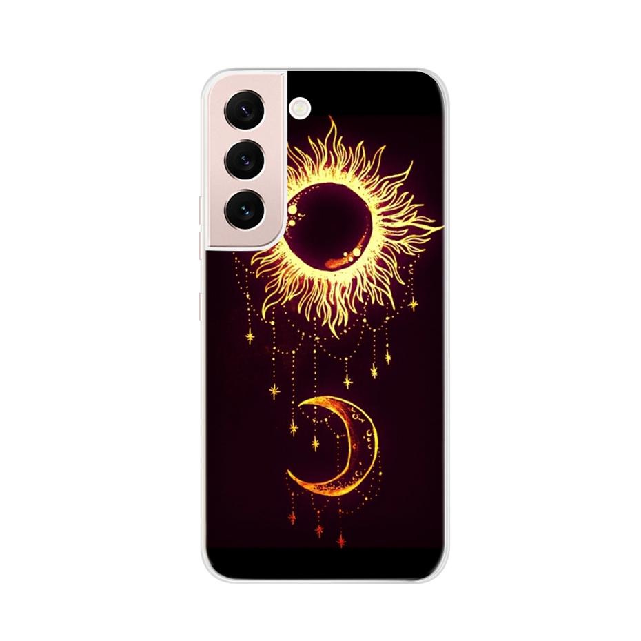Beautiful Flower Phone Case For Samsung Galaxy S22 Pro S 22 Ultra 5G Case Cute Cat Soft Silicone TPU Cover For Samsung S22 22Pro