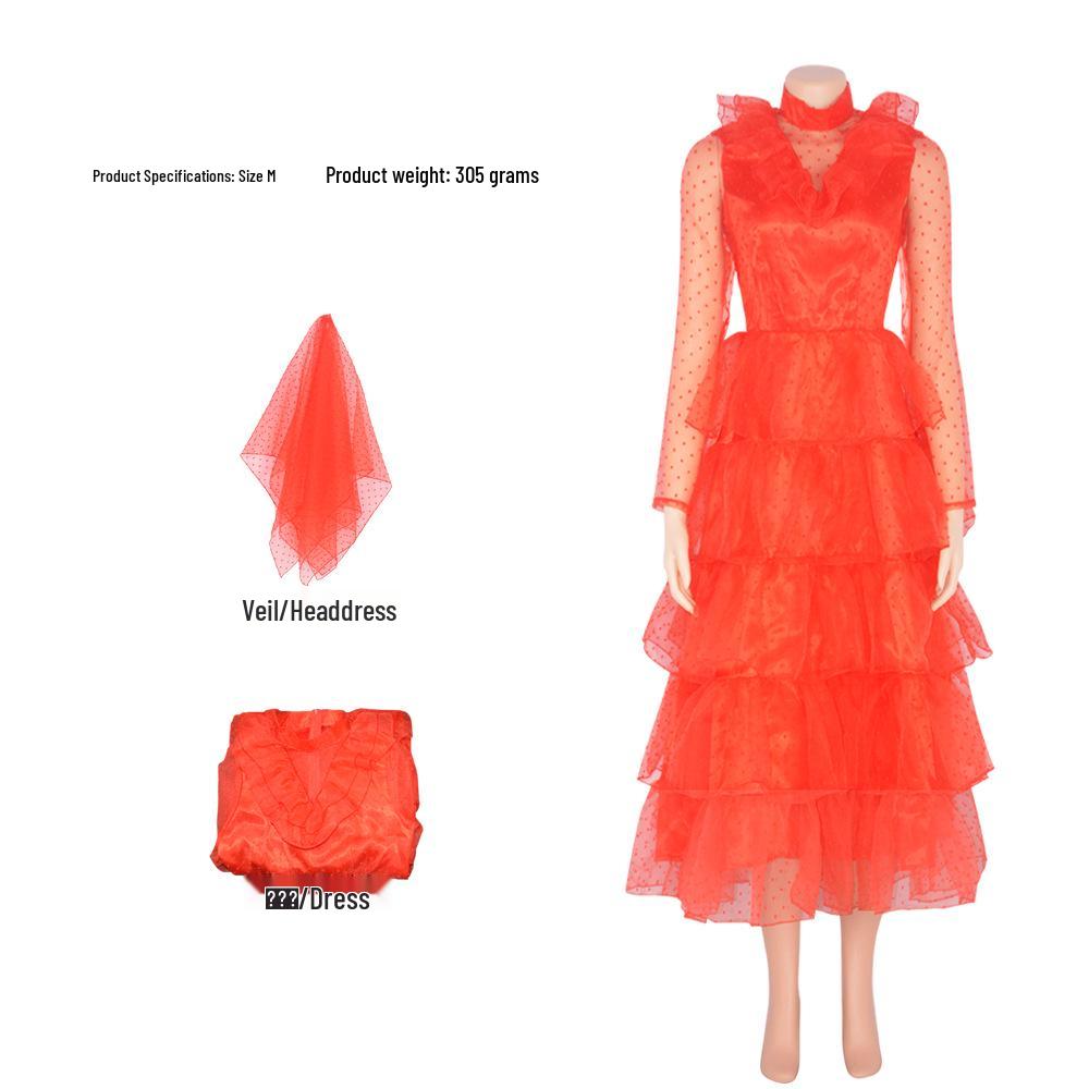 Costum Cosplay Beetlejuice Lydia - Mega Colecție Ținută Joc de Rol