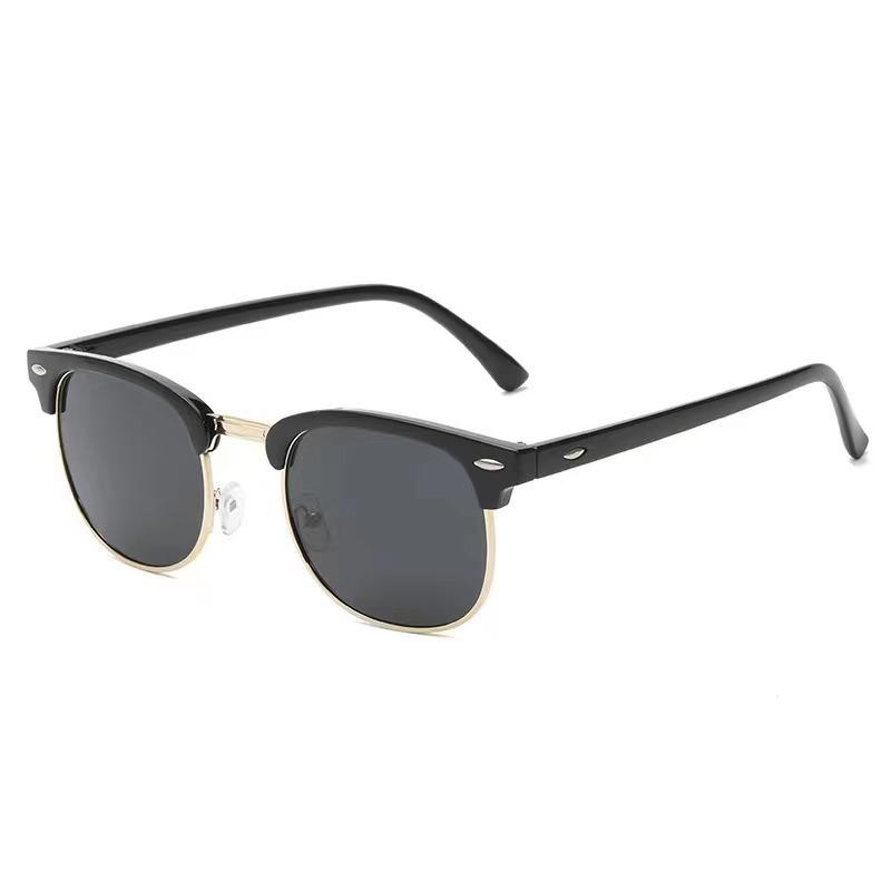 Polarized sunglasses unisex retro glasses fashionable European and American sunglasses anti-blue glasses