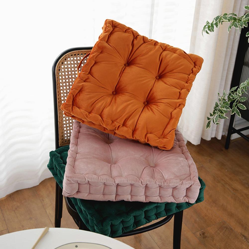 Thicken Chair Cushion Wrinkled Seat Pad Comfortable Sofa Cushion  Household