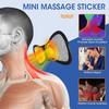 1PC LCD Display Neck Massage Electric Massager Mini Cervical Back Patch Stimulator Massager Mat Portable Gel Pad Stickers Slim