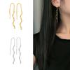 1 Pair Fashion Simple Long Tassel Threader Earrings For Women Simple Long Chain Earrings Party Wedding Jewelry Gifts