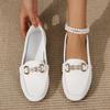 Fashion Women Shoes 2025Summer New Flat Sole Single Shoes with Breathable Comfortable Soft Sole Casual Shoes Loafers Zapatillas De Mujer