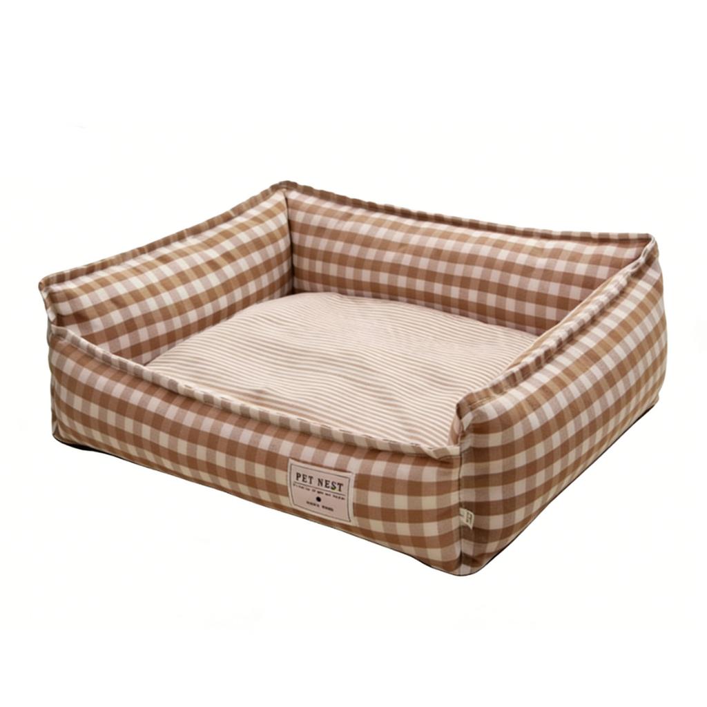 Dog Bed All Season   Rectangle Pet Sofa Bed with Removable Washable Cover for Small and Medium Sized Pets